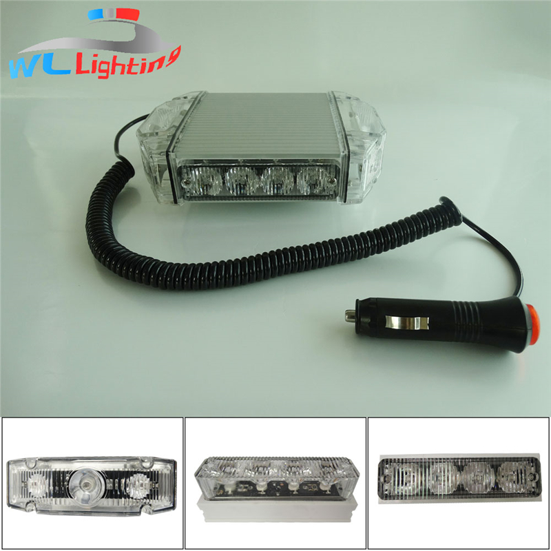 ไฟเตือน LED ขนาดเล็กกำลังไฟเตือนสูง 12V 24V พื้นผิวฉุกเฉินติดตั้งสำหรับรถพยาบาล / ตำรวจ / รถบรรทุก