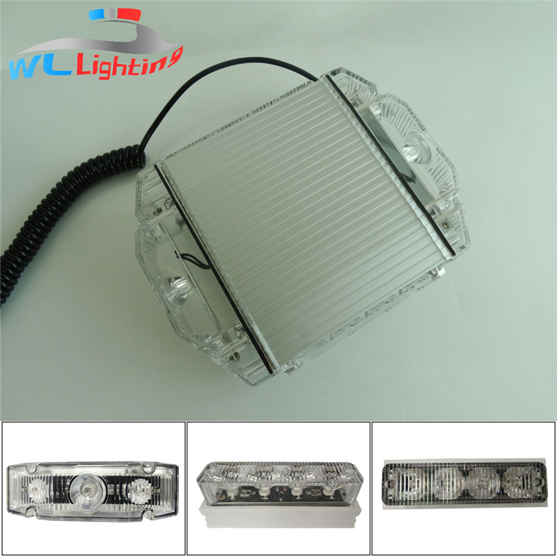 ไฟเตือน LED ขนาดเล็กกำลังไฟเตือนสูง 12V 24V พื้นผิวฉุกเฉินติดตั้งสำหรับรถพยาบาล / ตำรวจ / รถบรรทุก